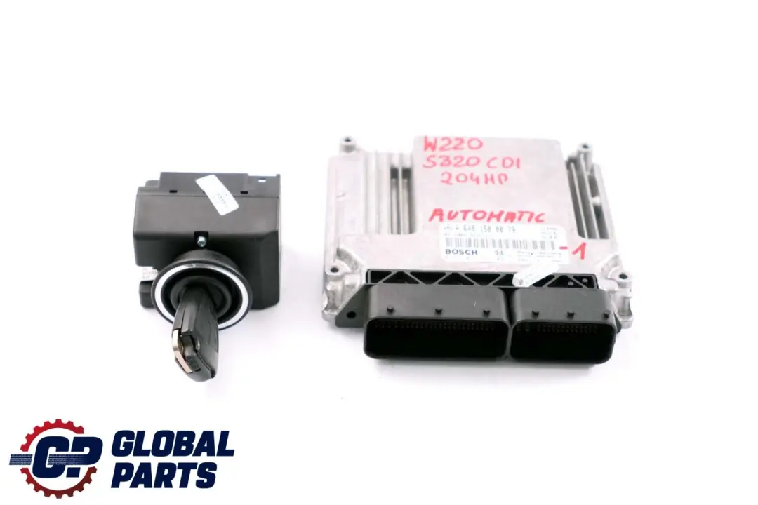 320CDI Motor Steuergerät + Schlüssel Automatik für Mercedes S W220 mit Teilenummer A6481500079 Mercedes S W220 320CDI Motor Steuergerät + Schlüssel Automatik - SKU A6481500079-1 - Teilenummer A6481500079