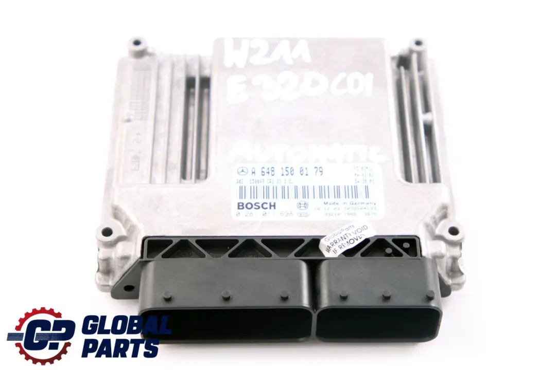 Mercedes-Benz W211 E 320 CDI Engine Control Unit Module Automatic to with Part number A6481500179 Mercedes-Benz W211 E 320 CDI Engine Control Unit Module Automatic - SKU A6481500179 - Part number A6481500179