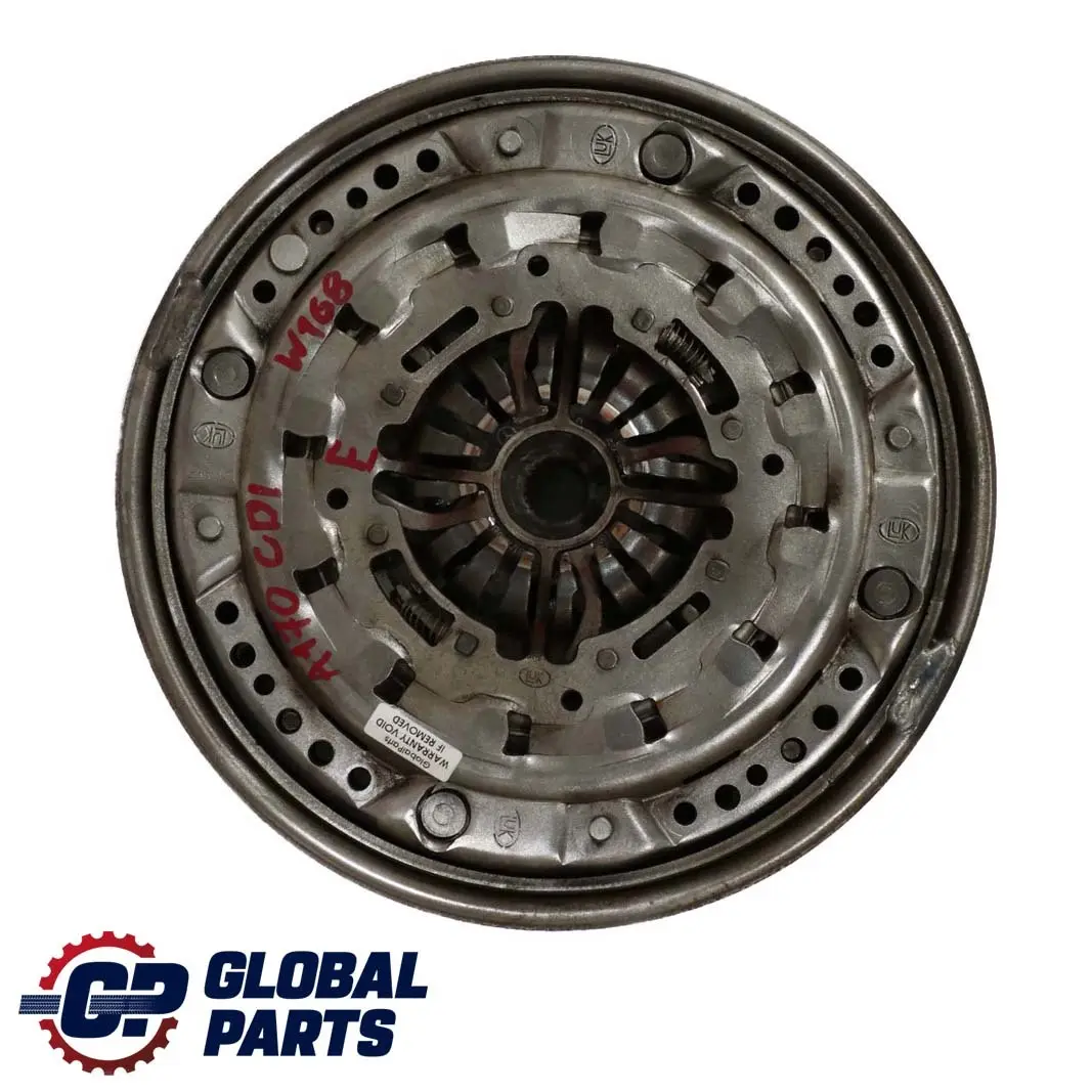 Mercedes-Benz A-Class W168 A170CDI 668.940 Dual Twin Mass Flywheel Clutch Kit to with Part number A6680300805 Mercedes-Benz A-Class W168 A170CDI 668.940 Dual Twin Mass Flywheel Clutch Kit - SKU A6680300805 - Part number A6680300805