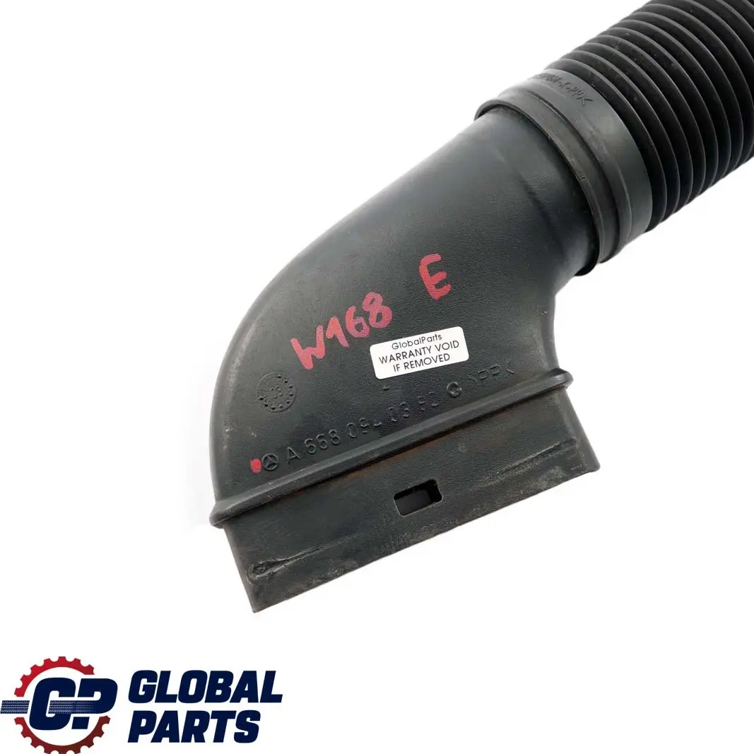 Mercedes W168 Diesel filtro aspirazione alloggiamento tubo flessibile Boot - SKU A6680940382-1 - Numero di parte A6680940382