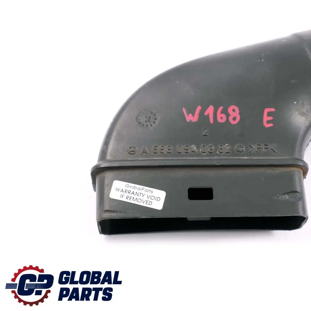 Mercedes Classe A W168 Diesel filtro aria alloggiamento tubo flessibile Boot - SKU A6680940382 - Numero di parte A6680940382