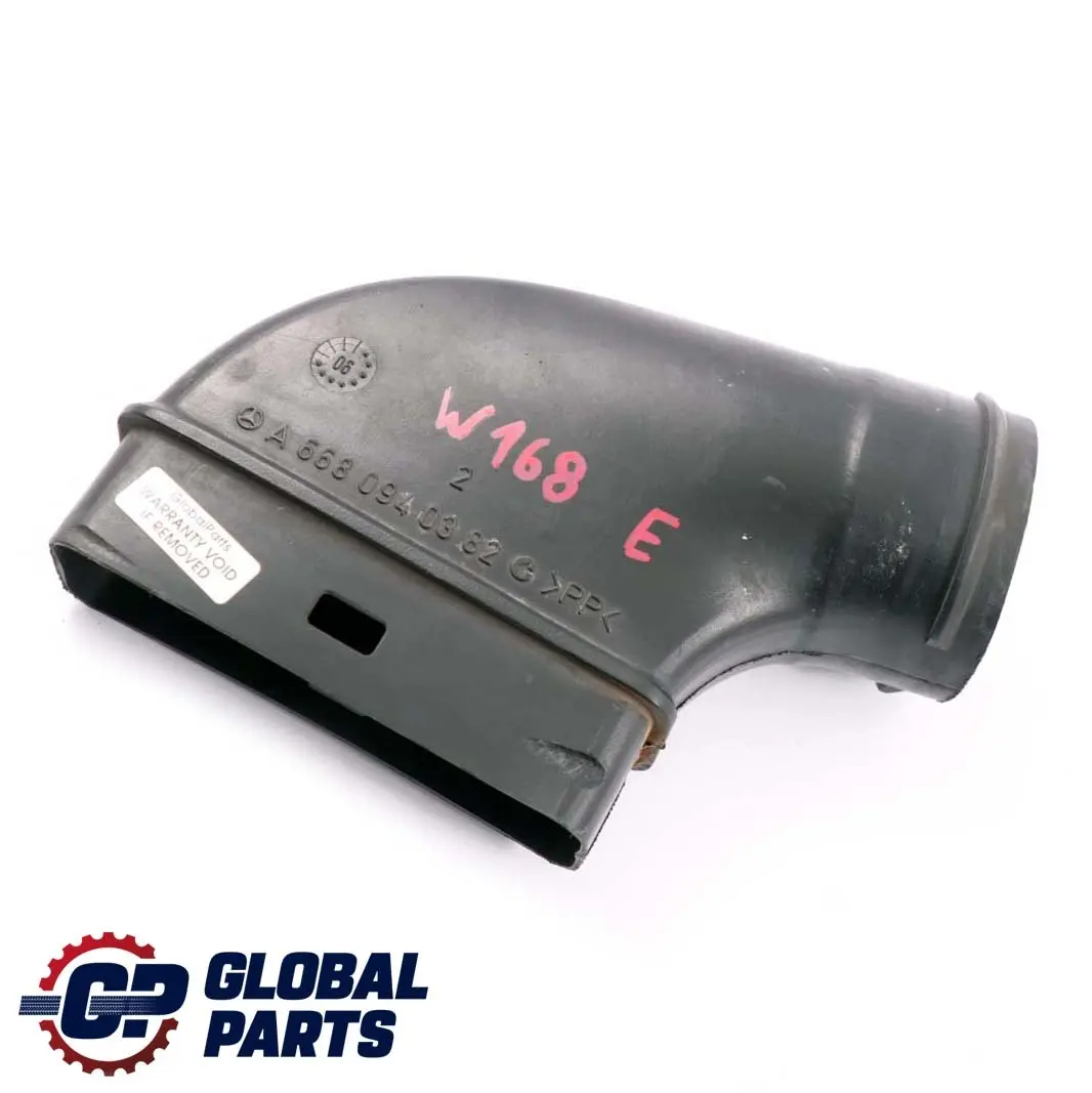  Mercedes-Benz A-Class W168 Diesel Air Intake Filter Housing Hose Pipe Boot - SKU A6680940382 - Part number A6680940382