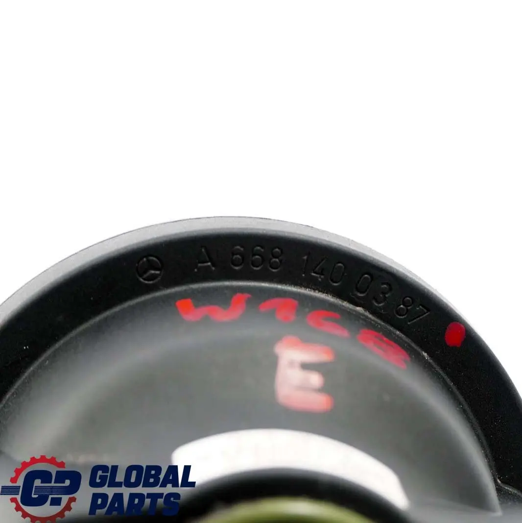  Mercedes-Benz A W168 OM668 Diesel Turbocharger Breather Hose Damper Silencer - SKU A6681400387 - Part number A6681400387