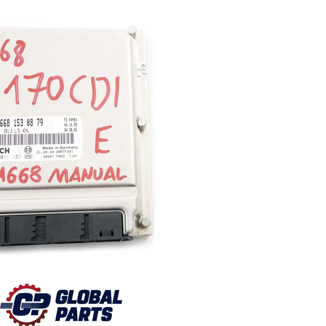 Mercedes-Benz W168 A 170 CDI Motor Motorsteuergerät Steuergerät für mit Teilenummer A6681530879 Mercedes-Benz W168 A 170 CDI Motor Motorsteuergerät Steuergerät - SKU A6681530879 - Teilenummer A6681530879