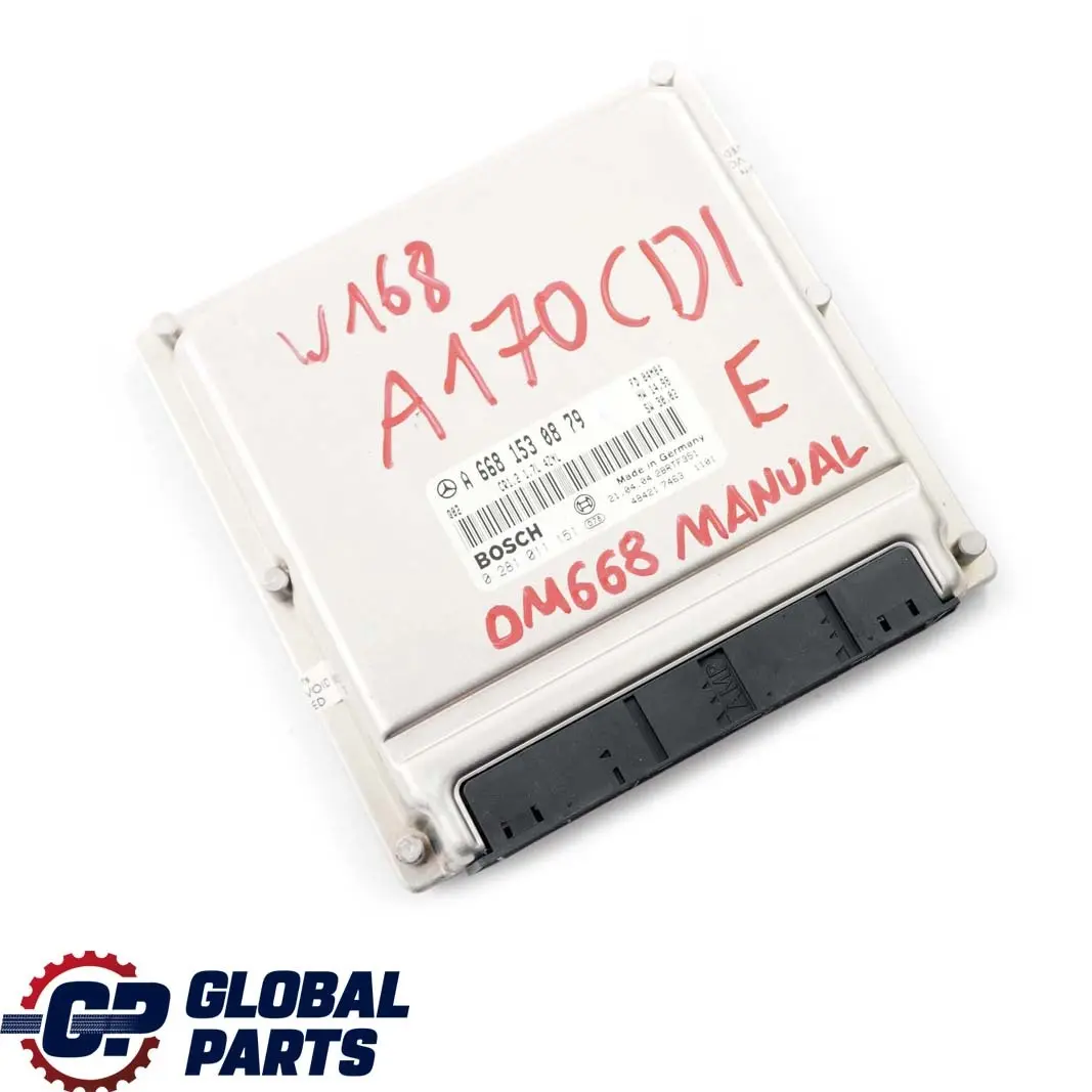 Mercedes-Benz W168 A 170 CDI OM668.942 Engine Control Module Manual to with Part number A6681530879 Mercedes-Benz W168 A 170 CDI OM668.942 Engine Control Module Manual - SKU A6681530879 - Part number A6681530879
