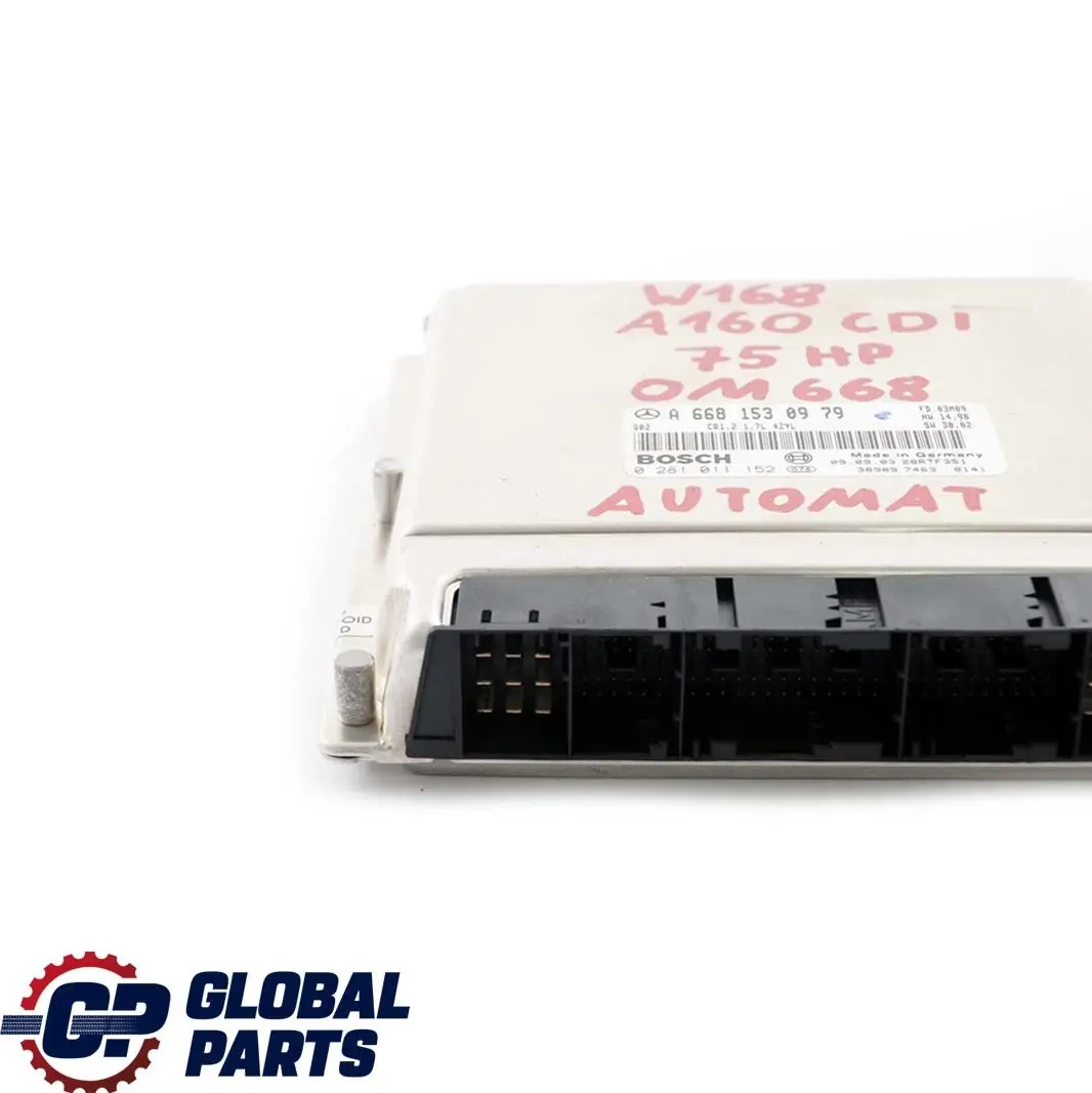  Mercedes-Benz W168 A 160 CDI Motor Motorsteuergerät Steuergerät - SKU A6681530979 - Teilenummer A6681530979