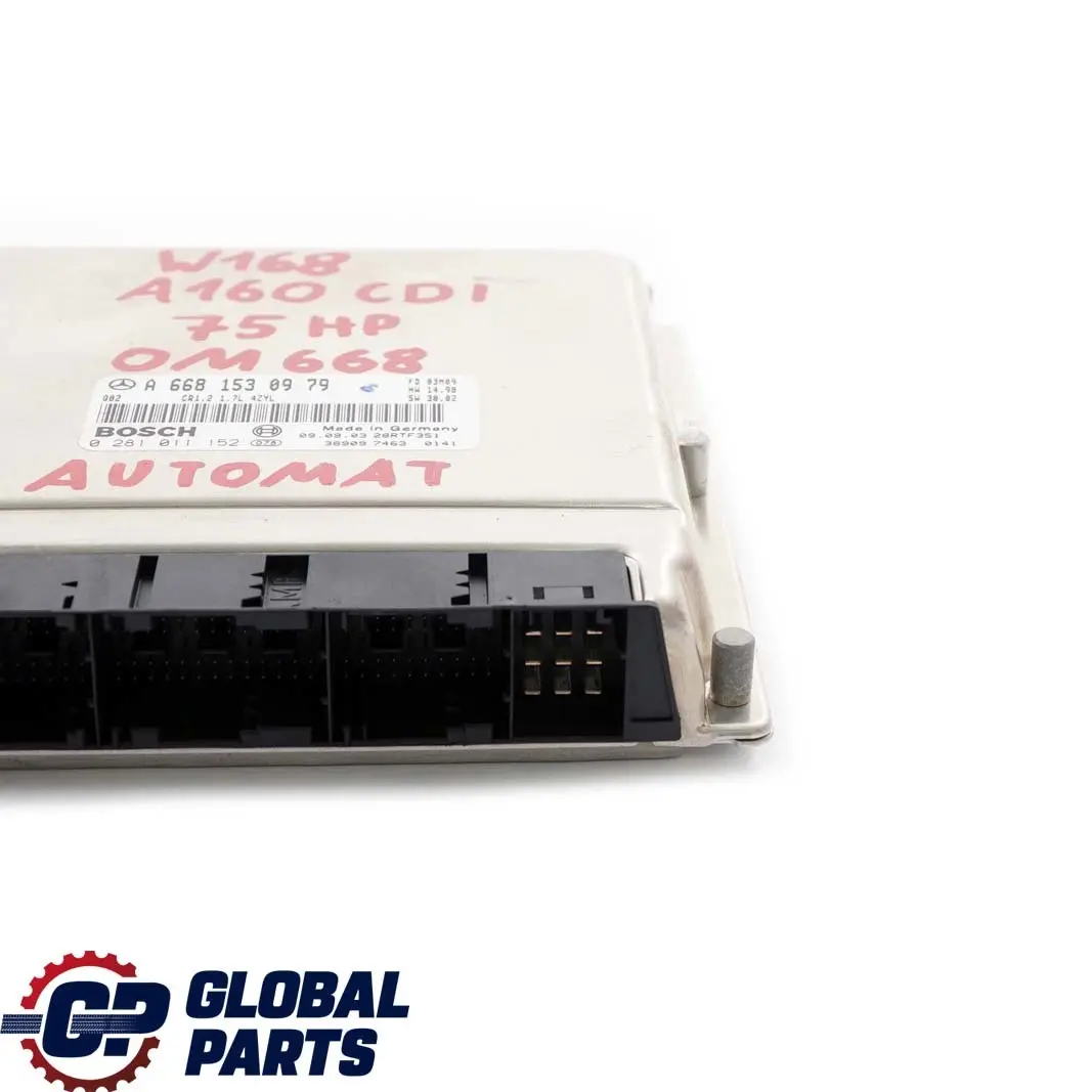  Mercedes-Benz W168 A 160 CDI Motor Motorsteuergerät Steuergerät - SKU A6681530979 - Teilenummer A6681530979