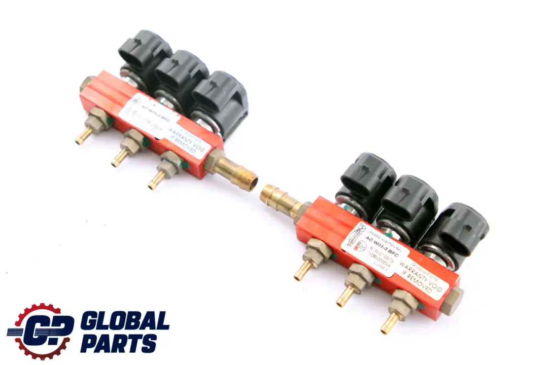 Autogaz LPG CNG 6 Cylinder Injection System Injector Rails to with Part number AC W01-3 BFC Autogaz LPG CNG 6 Cylinder Injection System Injector Rails - SKU AC W01-3 BFC - Part number AC W01-3 BFC