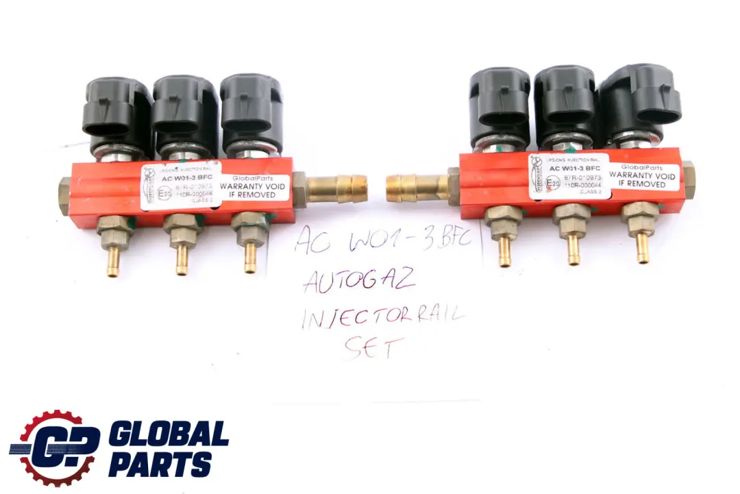 Autogaz LPG CNG 6 Cylinder Injection System Injector Rails to with Part number AC W01-3 BFC Autogaz LPG CNG 6 Cylinder Injection System Injector Rails - SKU AC W01-3 BFC - Part number AC W01-3 BFC