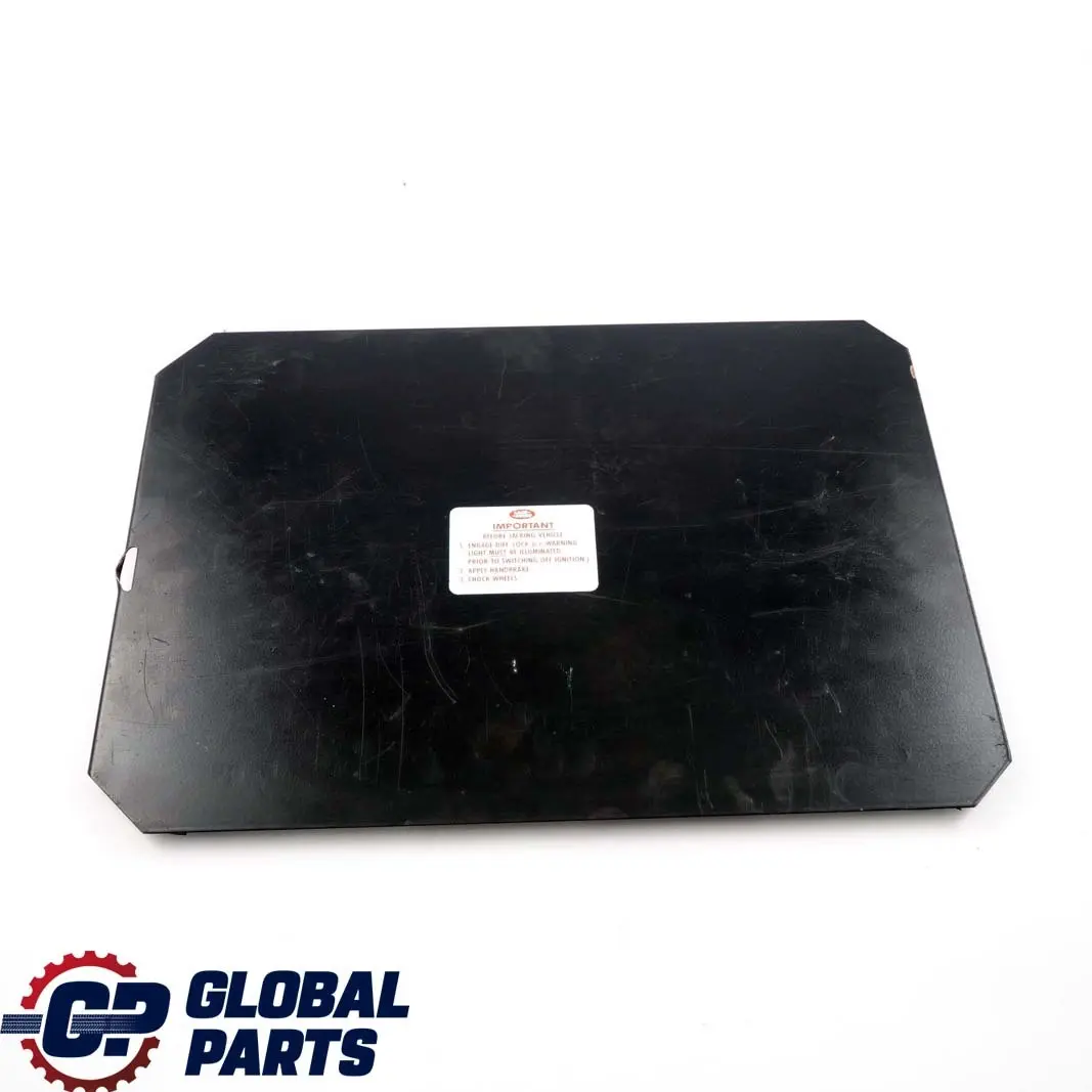 Land Rover Defender Mk1 Rear Seat Base Cubby Box Centre Plate Lid - SKU ALR5112 - Part number ALR5112
