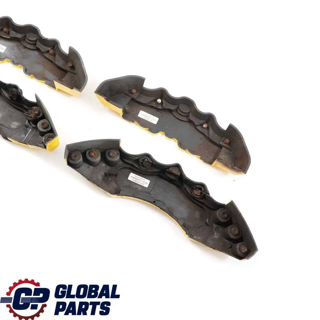Mercedes-Benz C-Class W204 AMG Front Rear Brake Caliper Cover Kit Set Yellow  - SKU AMG Brake Calipers - Part number AMG Brake Calipers