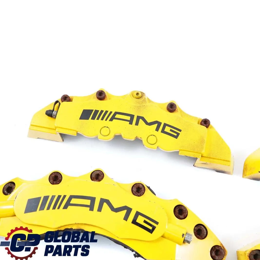 Mercedes-Benz C-Class W204 AMG Front Rear Brake Caliper Cover Kit Set Yellow to with Part number AMG Brake Calipers Mercedes-Benz C-Class W204 AMG Front Rear Brake Caliper Cover Kit Set Yellow - SKU AMG Brake Calipers - Part number AMG Brake Calipers