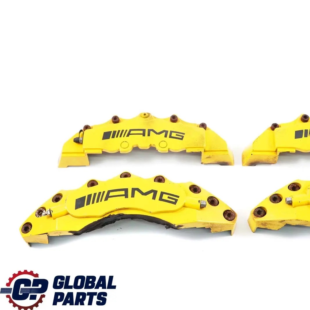  Mercedes-Benz C-Class W204 AMG Bremssattel Abdeckung Set Vorne Hinten Gelb - SKU AMG Brake Calipers - Teilenummer AMG Brake Calipers