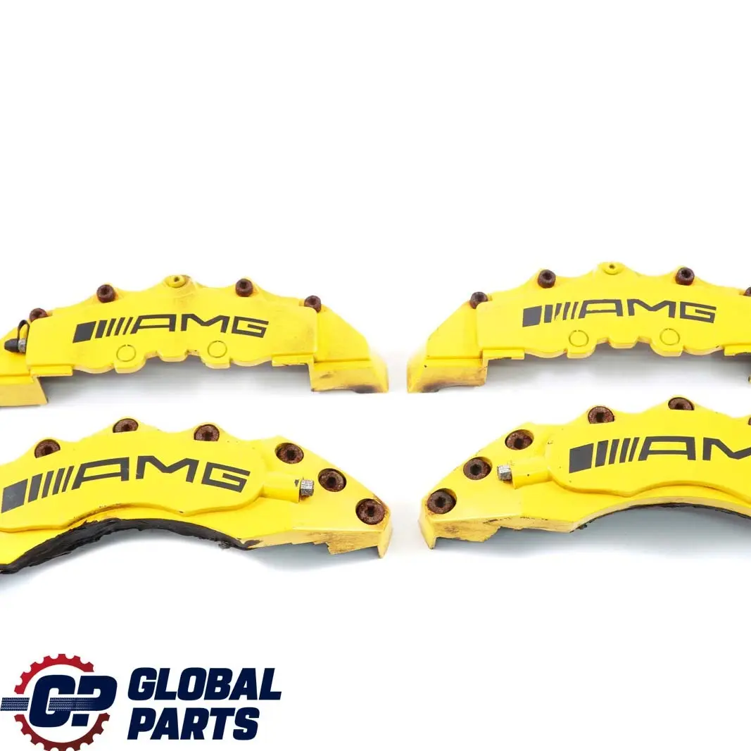  Mercedes-Benz C-Class W204 AMG Bremssattel Abdeckung Set Vorne Hinten Gelb - SKU AMG Brake Calipers - Teilenummer AMG Brake Calipers