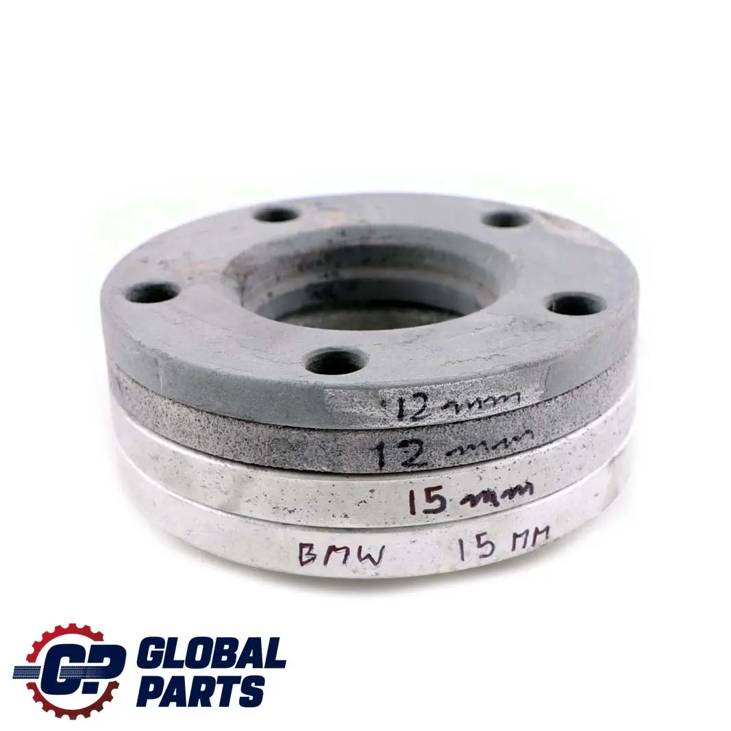 Spacers Distance Set 2x12mm 2x15mm to BMW 1 3 5 Series E60 E81 E87 E90 E92 Wheel with Part number BMW Distance Set BMW 1 3 5 Series E60 E81 E87 E90 E92 Wheel Spacers Distance Set 2x12mm 2x15mm - SKU BMW Distance Set - Part number BMW Distance Set