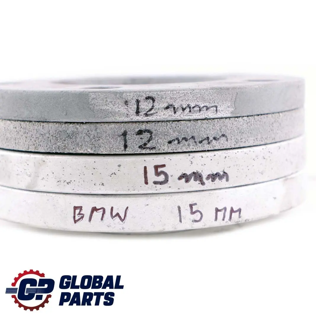 Spacers Distance Set 2x12mm 2x15mm to BMW 1 3 5 Series E60 E81 E87 E90 E92 Wheel with Part number BMW Distance Set BMW 1 3 5 Series E60 E81 E87 E90 E92 Wheel Spacers Distance Set 2x12mm 2x15mm - SKU BMW Distance Set - Part number BMW Distance Set