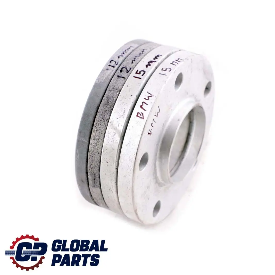 Spacers Distance Set 2x12mm 2x15mm to BMW 1 3 5 Series E60 E81 E87 E90 E92 Wheel with Part number BMW Distance Set BMW 1 3 5 Series E60 E81 E87 E90 E92 Wheel Spacers Distance Set 2x12mm 2x15mm - SKU BMW Distance Set - Part number BMW Distance Set