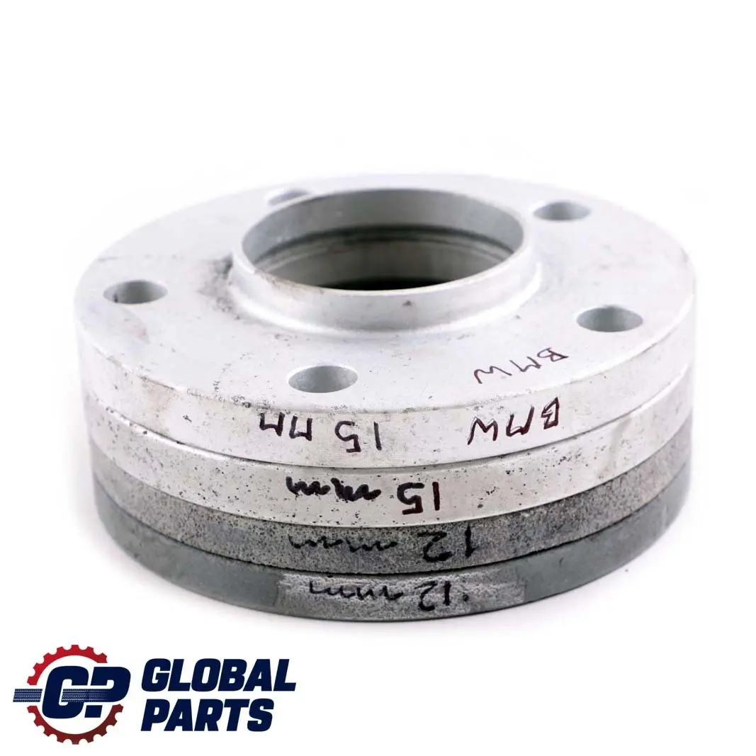 Spacers Distance Set 2x12mm 2x15mm to BMW 1 3 5 Series E60 E81 E87 E90 E92 Wheel with Part number BMW Distance Set BMW 1 3 5 Series E60 E81 E87 E90 E92 Wheel Spacers Distance Set 2x12mm 2x15mm - SKU BMW Distance Set - Part number BMW Distance Set