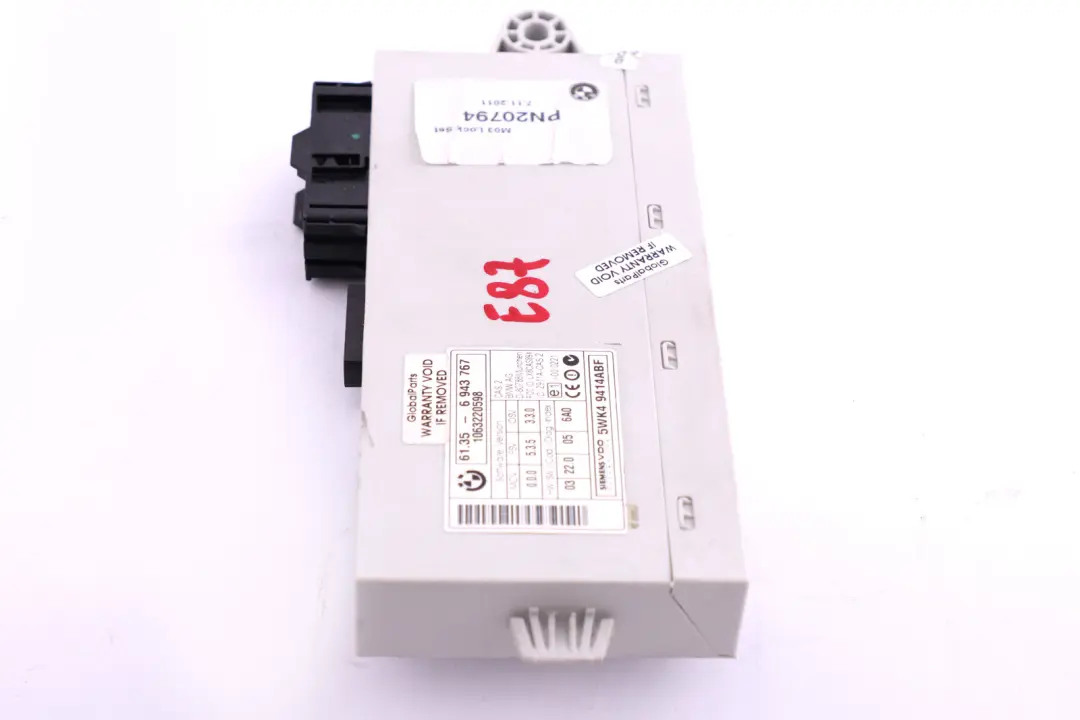 ECU Key Reading Module Control Unit CAS 2 6943767 to BMW 1 Series E87 with Part number 6943759 BMW 1 Series E87 ECU Key Reading Module Control Unit CAS 2 6943767 - SKU c-6943767 - Part number 6943759