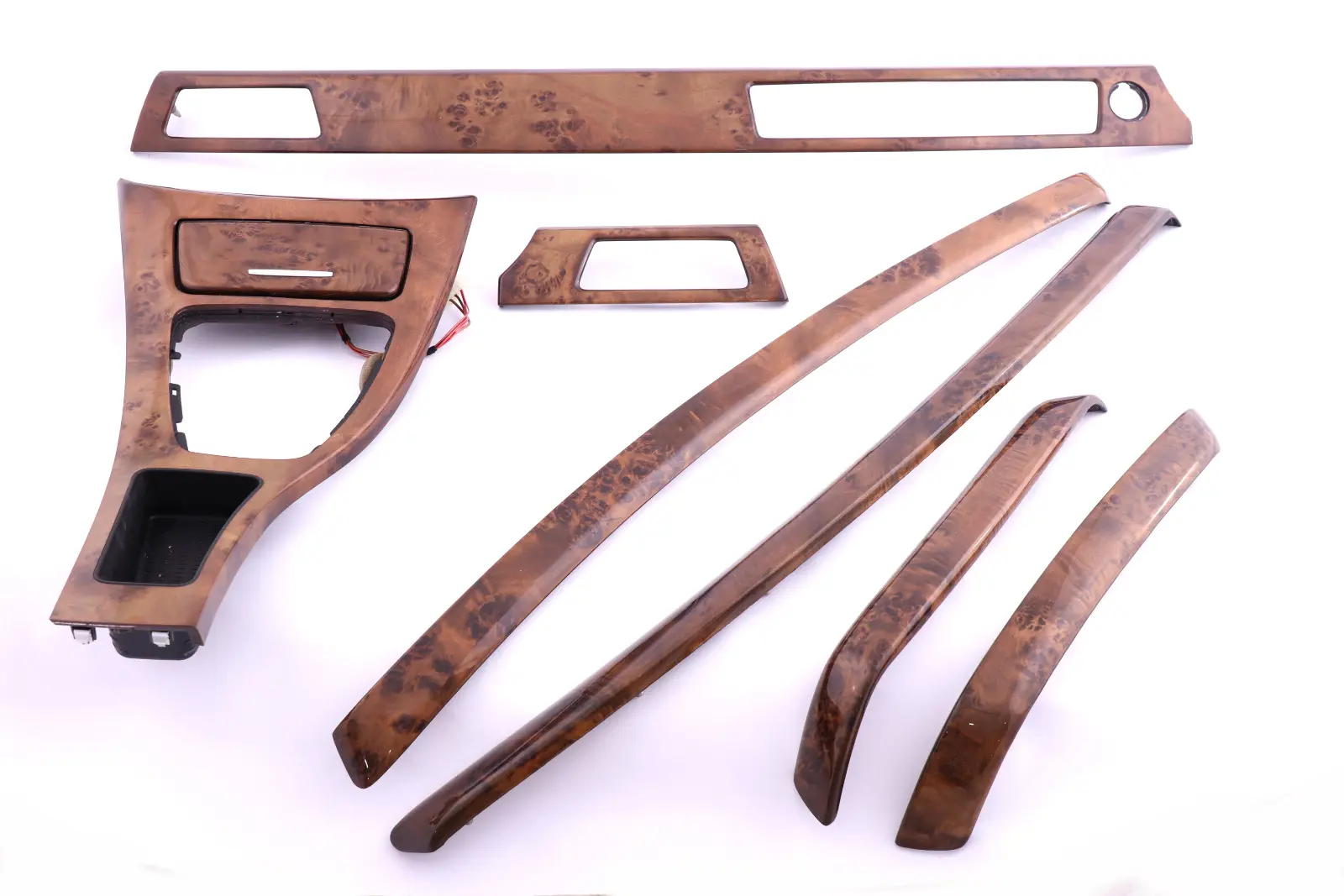 BMW 3 Series E90 E91 Complete Interior Trim Set Dash Dashboard Poplar Woodgrain