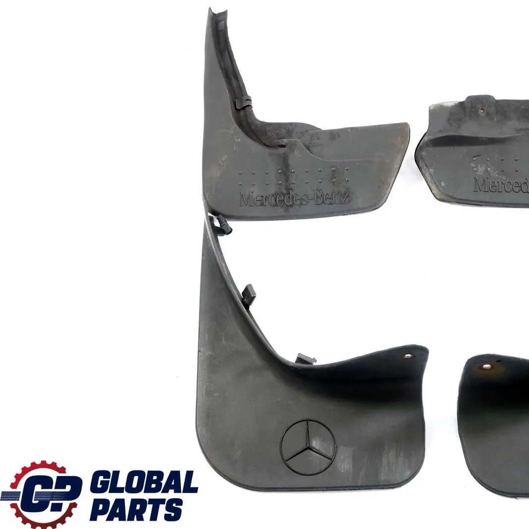 Mercedes-Benz CLK W208 C208 Front Rear Mud Flaps Spalsh Guard Cover Trim Set to with Part number C208 Mud Flaps Mercedes-Benz CLK W208 C208 Front Rear Mud Flaps Spalsh Guard Cover Trim Set - SKU C208 Mud Flaps - Part number C208 Mud Flaps