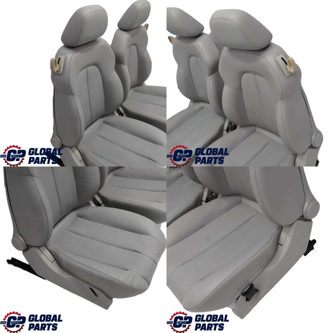  Mercedes-Benz CLK-Klasse W208 Coupe Grau Leder Sitze Sitz Vorne Hinten - SKU C208 Seats - Teilenummer C208