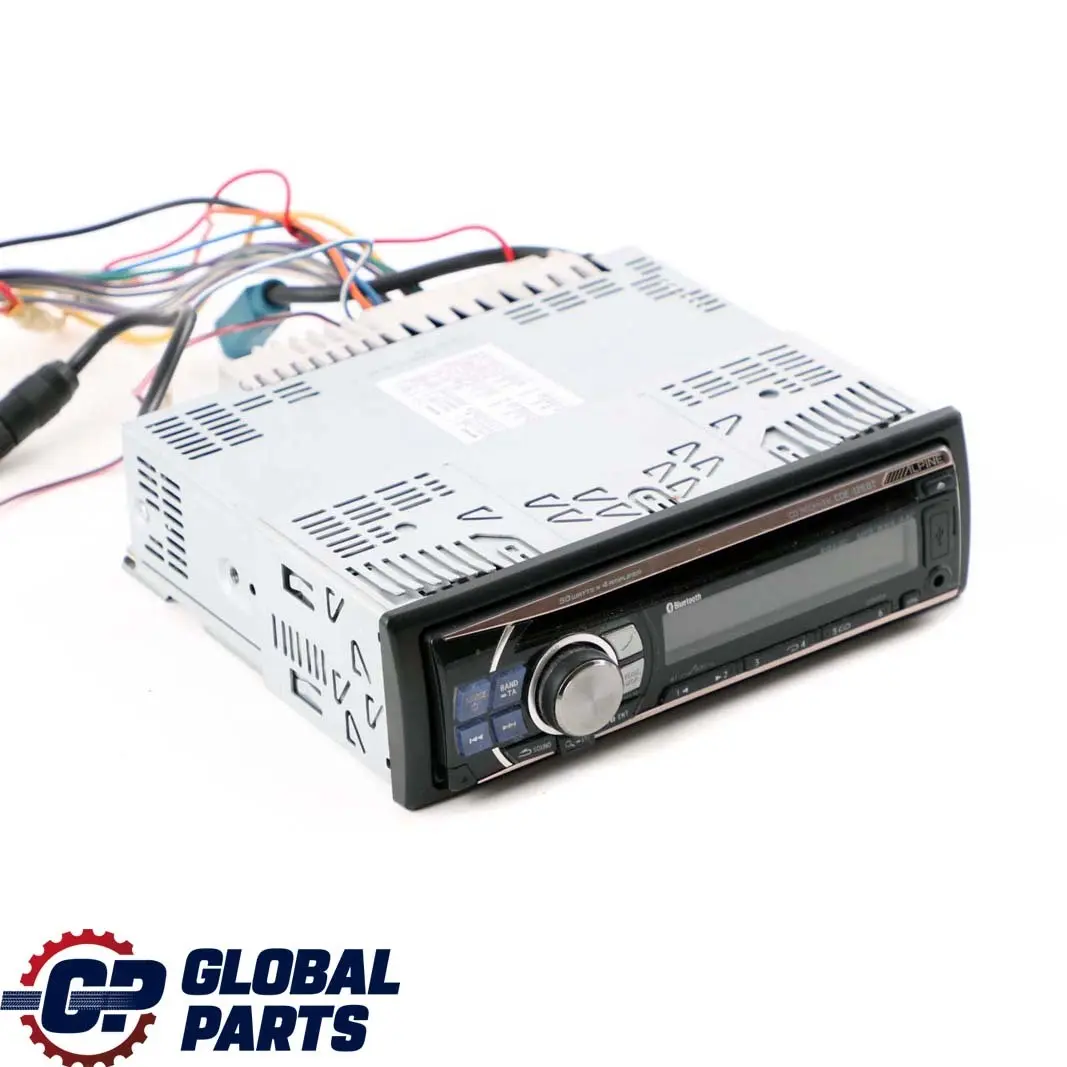 MP3 USB AUX Bluetooth iPod Stereo Radio Audio Media Player Alpine CD - SKU CDE-126BT - Part number CDE-126BT