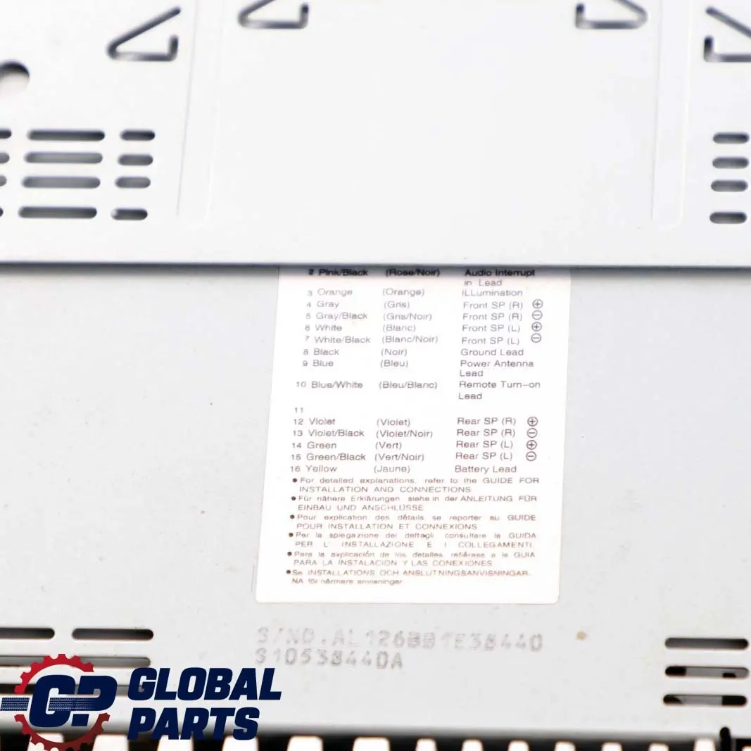 MP3 USB AUX Bluetooth iPod Stereo Radio Audio Media Player to Alpine CD with Part number CDE-126BT Alpine CD MP3 USB AUX Bluetooth iPod Stereo Radio Audio Media Player - SKU CDE-126BT - Part number CDE-126BT