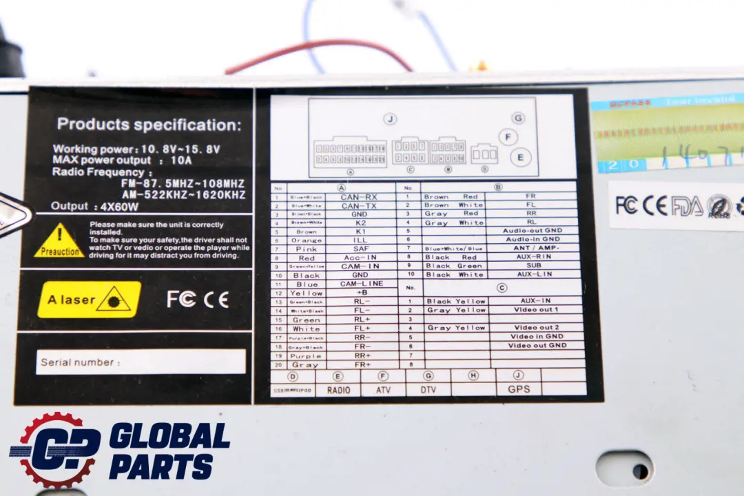 BMW 3 Reihe E46 Gehäuse Bordmonitor Navigationssystem Navi - SKU E46 Navi - Teilenummer E46 Navi