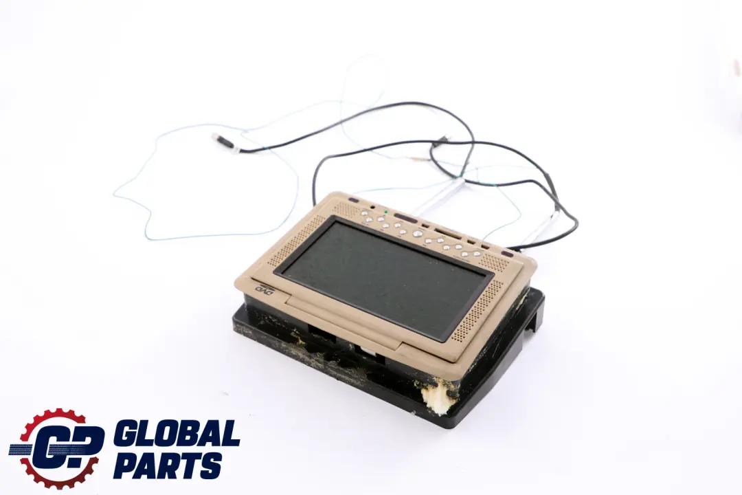 Headrest Monitor Screen Beige DVD Left Right N/O/S to BMW X5 E53 Rear Seat with Part number E53 Headrest Beige BMW X5 E53 Rear Seat Headrest Monitor Screen Beige DVD Left Right N/O/S - SKU E53-Headrest-Beige - Part number E53 Headrest Beige