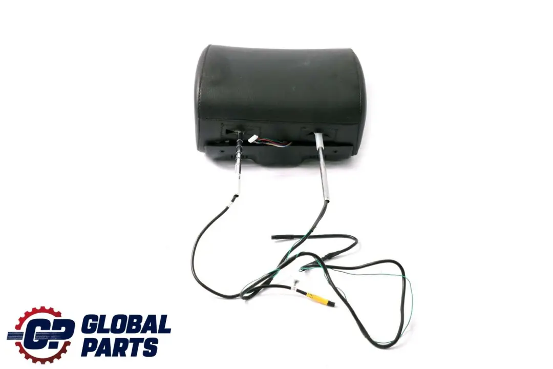 BMW X5 E53 Front Seat Left Right N/O/S Headrest Monitor Screen Black Leather - SKU E53 Headrest Black - Part number E53 Headrest Black