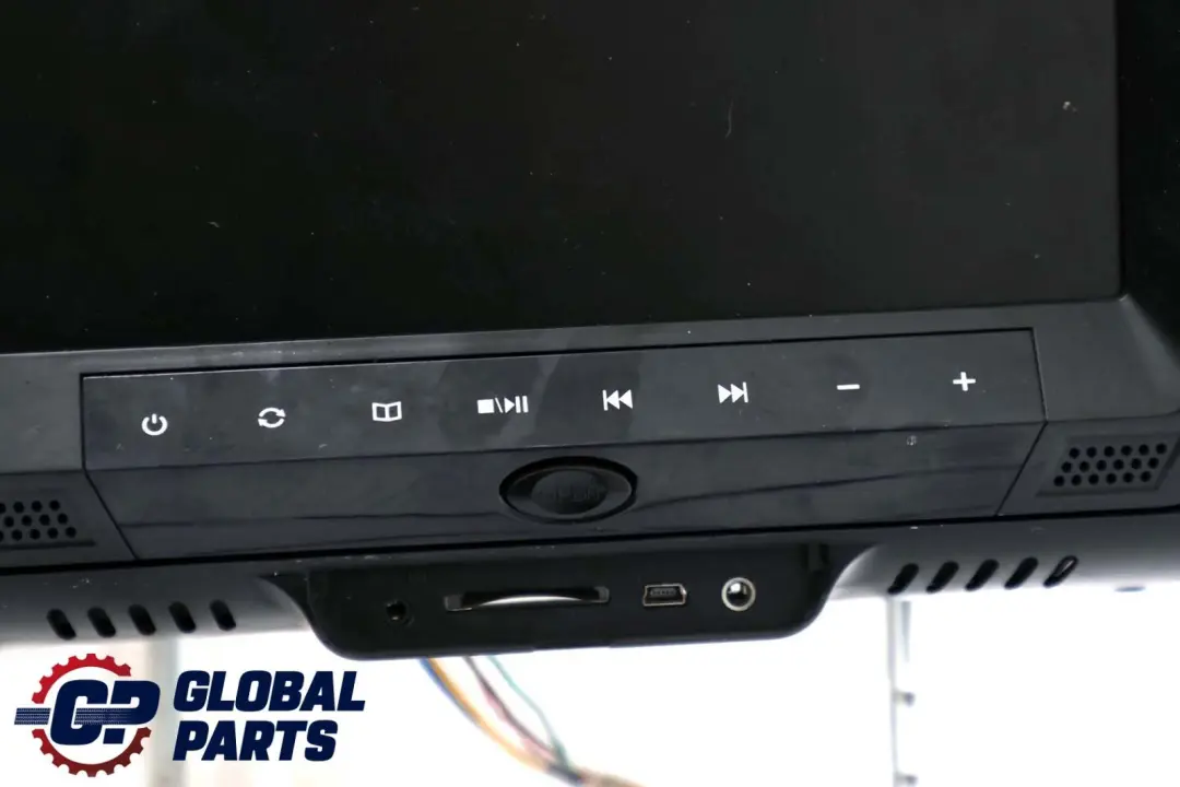 BMW X5 E53 Front Seat Left Right N/O/S Headrest Monitor Screen Black Leather - SKU E53 Headrest Black - Part number E53 Headrest Black