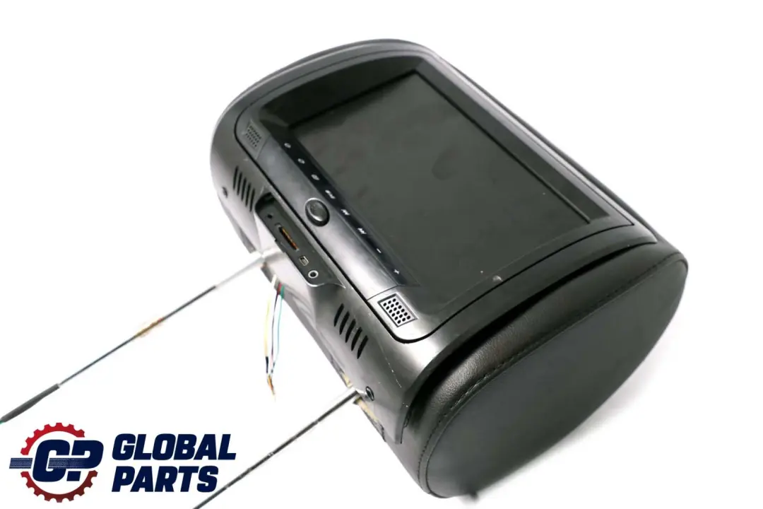 Front Seat Left Right N/O/S Headrest Monitor Screen Black Leather to BMW X5 E53 with Part number E53 Headrest Black BMW X5 E53 Front Seat Left Right N/O/S Headrest Monitor Screen Black Leather - SKU E53 Headrest Black - Part number E53 Headrest Black
