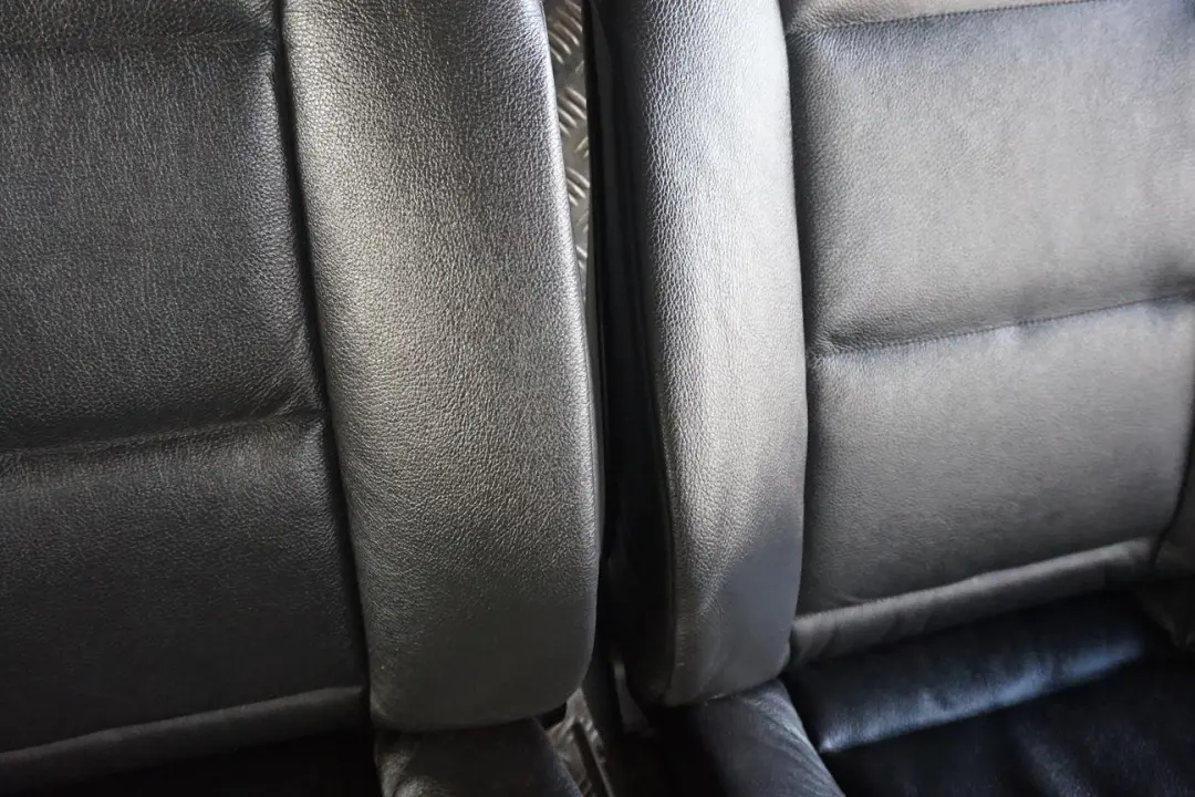 BMW 5 SERIES E60 E61 Black Leather Interior Front Seats Driver Passenger Side - SKU E60 E61 Black Leather Front Seats - Part number E60 E61 Black Leather Front Seats