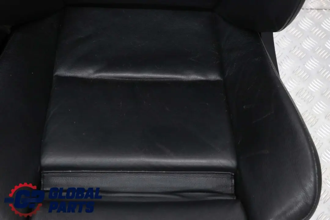 BMW 5 Series E60 E61 Black Leather Front Sport Seats Driver Passenger Side - SKU E60 E61 Black Leather Sport Front Seats - Part number E60 E61 Black Leather Sport Front Seats