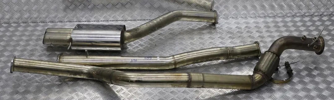  *BMW E60 530d Sport Ausgang Abgasrohr Auspuff Sportauspuff Set - SKU E60 Exhaust Kit - Teilenummer E60 Exhaust Kit