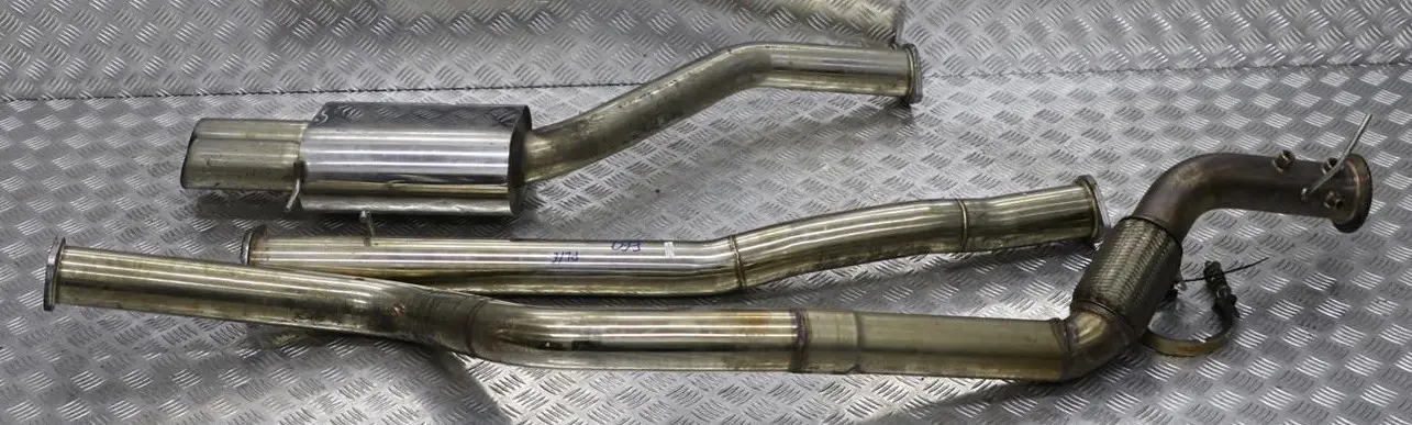 BMW E60 530d Sport Exhaust Rear Silencer Back Box Muffler Conversion Kit Set