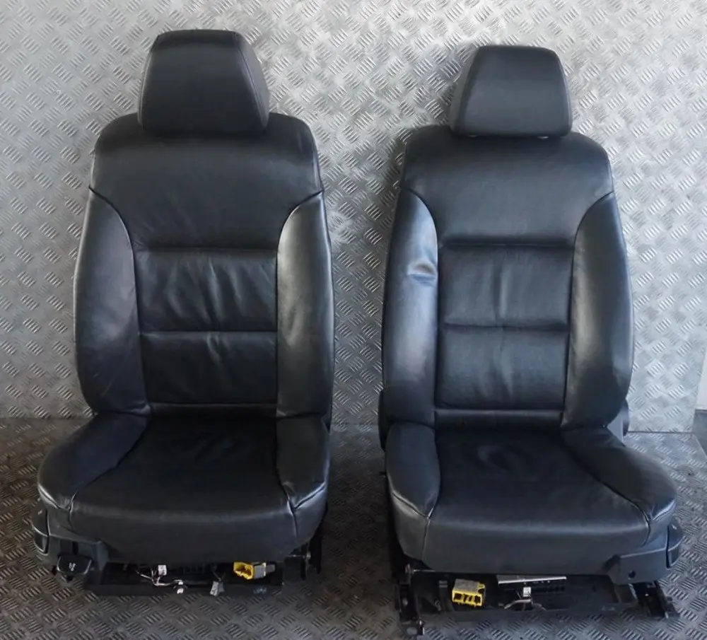  *BMW 5 er Sitzheizung Schwarz Leder Sitze Innensitze + Türverkleidung - SKU E60 Heated Black Leather Seats-1 - Teilenummer e60