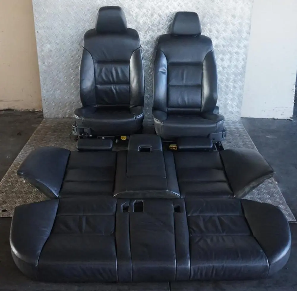 Heated Black Leather Interior Seats With Door Cards to BMW 5 Series with Part number e60 BMW 5 Series Heated Black Leather Interior Seats With Door Cards - SKU E60 Heated Black Leather Seats-1 - Part number e60