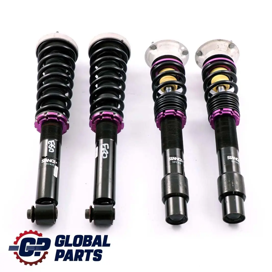 Stance+ Front Rear Left Right Suspension N/O/S Shock Absorber Set to BMW 5 E60 with Part number E60 Stance+ Shock Absorber Set BMW 5 E60 Stance+ Front Rear Left Right Suspension N/O/S Shock Absorber Set - SKU E60 Stance+ Shock Absorber Set - Part number E60 Stance+ Shock Absorber Set