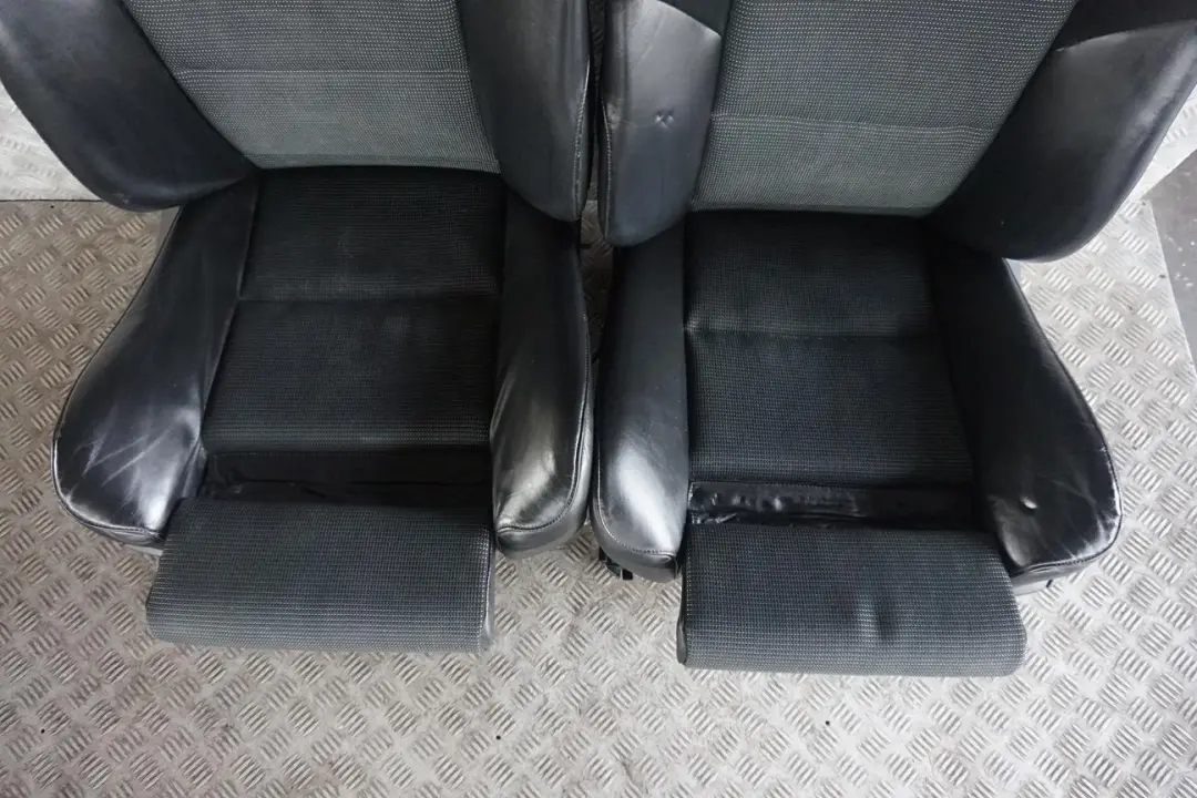 BMW Sport Schwarz Leder / Stoff Sitze Innensitze Ohne Türverkleidung - SKU E61 LCI Sport Black Leather / Cloth Seats (GGAT) - Teilenummer E61 LCI