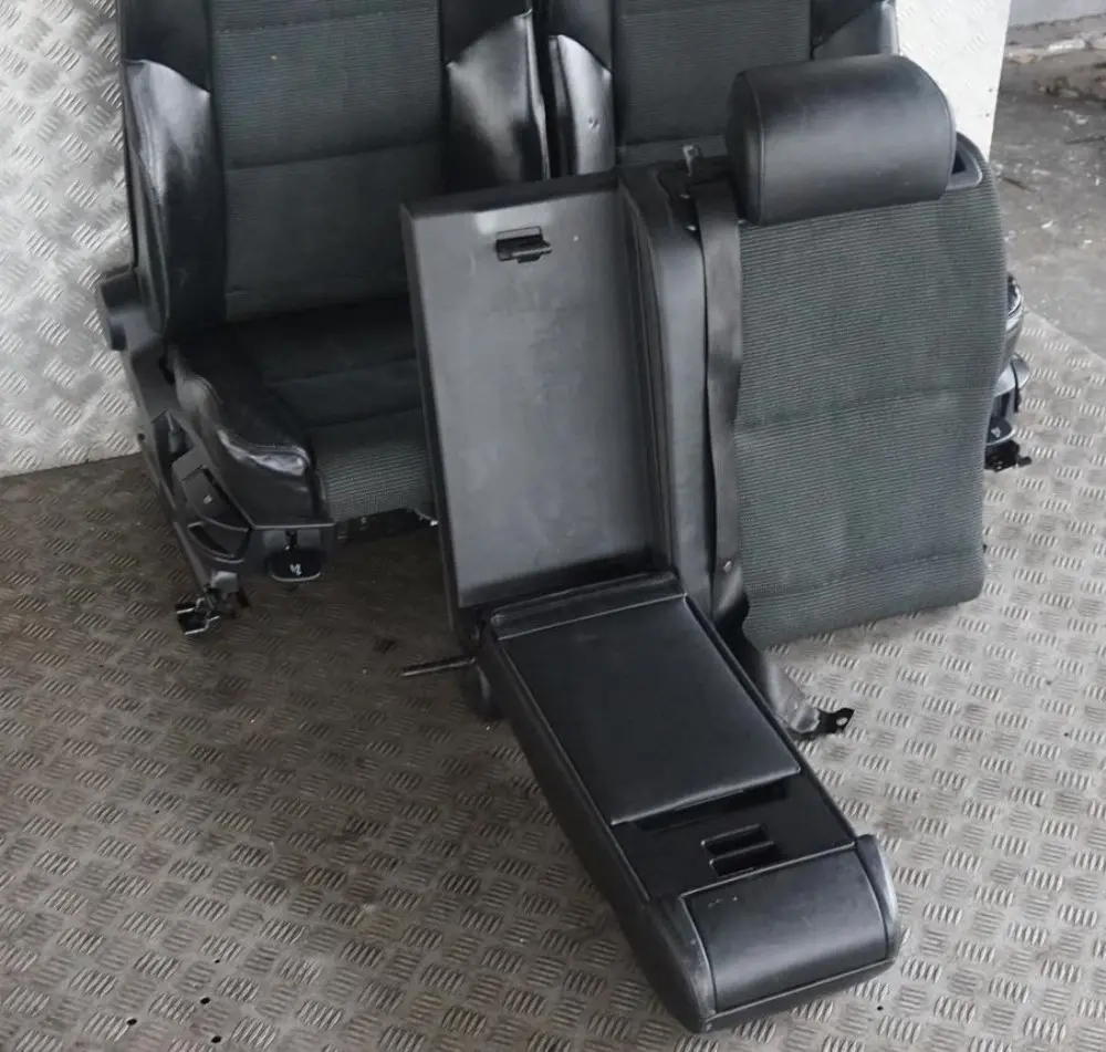 BMW 5 Series Sport Black Leather / Cloth Interior Seats With Door Cards - SKU E61 LCI Sport Black Leather / Cloth Seats (GGAT) - Part number E61 LCI