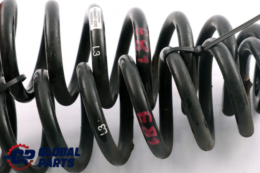 Hinten Links Rechts Schraubenfedersatz für BMW 1 er M Sport mit Teilenummer E81 L3 BMW 1 er M Sport Hinten Links Rechts Schraubenfedersatz - SKU E81 L3 M Sport Rear Coil Spring Set - Teilenummer E81 L3