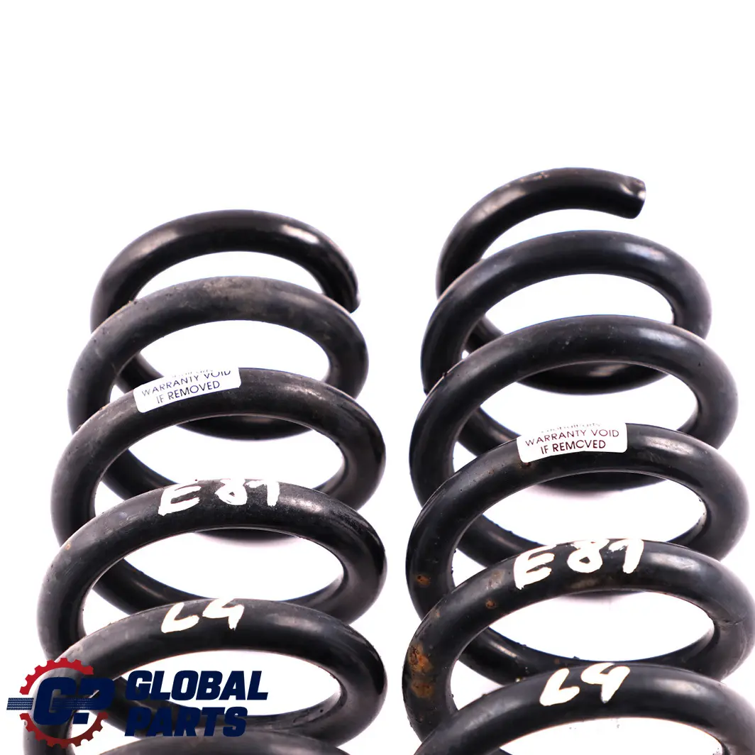 Hinten Links Rechts Schraubenfedersatz für BMW 1 er mit Teilenummer E81 L4 BMW 1 er Hinten Links Rechts Schraubenfedersatz - SKU E81 L4 Rear Coil Spring Set - Teilenummer E81 L4