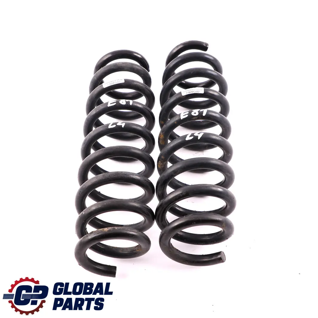 Left Right N/O/S Coil Spring Suspension Set to BMW 1 Series Rear with Part number E81 L4 BMW 1 Series Rear Left Right N/O/S Coil Spring Suspension Set - SKU E81 L4 Rear Coil Spring Set - Part number E81 L4