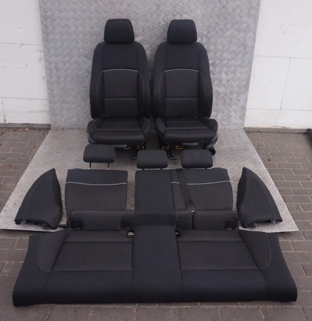 BMW 1 er Sport Innensitze Stoff Türkartennetz Anthrazit - SKU E81 Sport Cloth Seats Network - Teilenummer E81