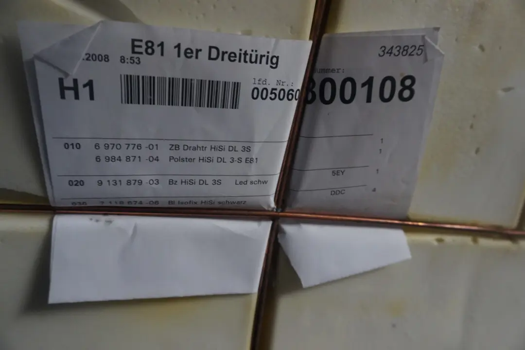 Seats Black Leather Interior with Airbag and Door Cards to BMW 1 Series E81 M Sport with Part number E81 Sport Seats Black Leather BMW 1 Series E81 M Sport Seats Black Leather Interior with Airbag and Door Cards - SKU E81 Sport Seats Black Leather-1 - Part number E81 Sport Seats Black Leather