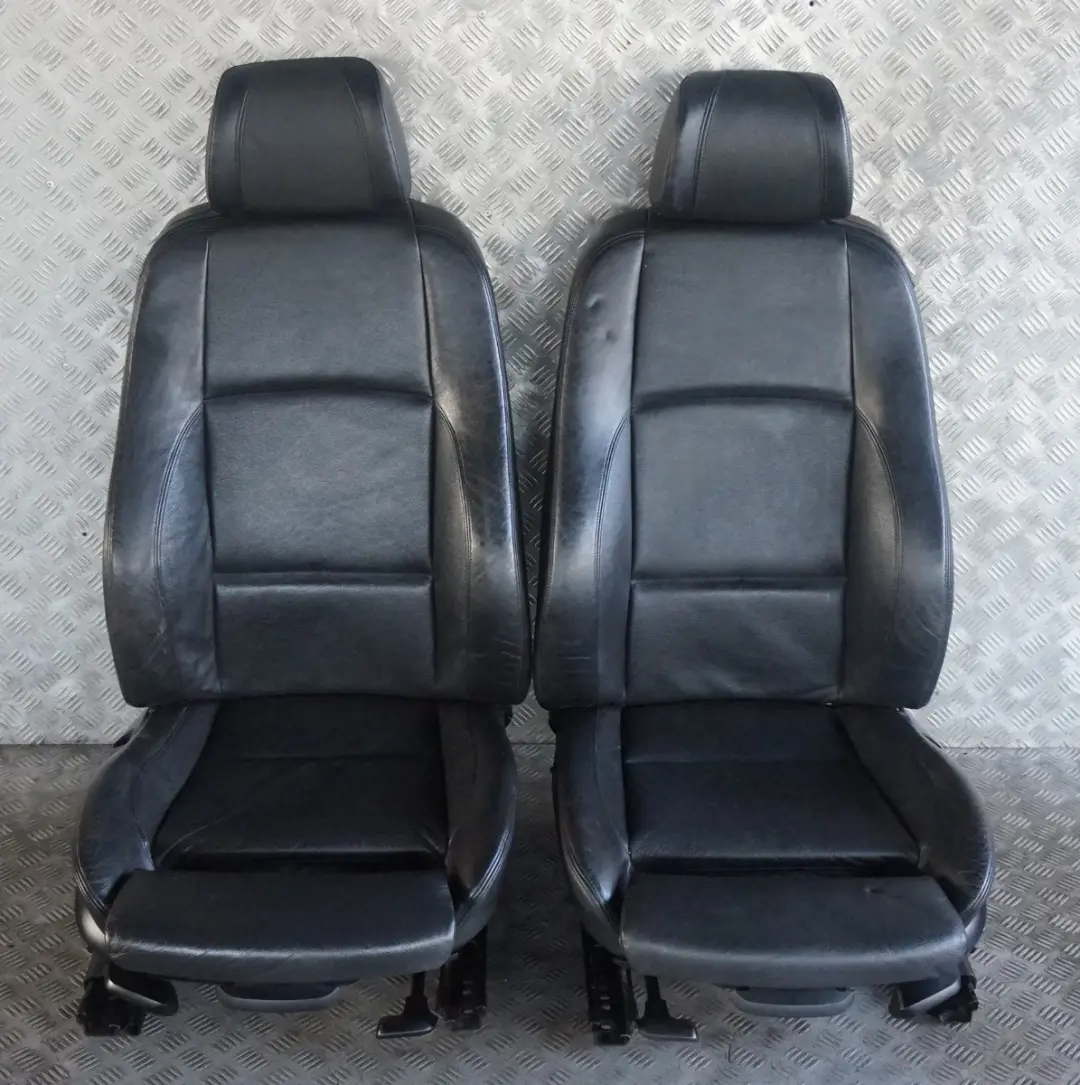BMW 1 Series E81 M Sport Seats Black Leather Interior with Airbag and Door Cards - SKU E81 Sport Seats Black Leather-1 - Part number E81 Sport Seats Black Leather