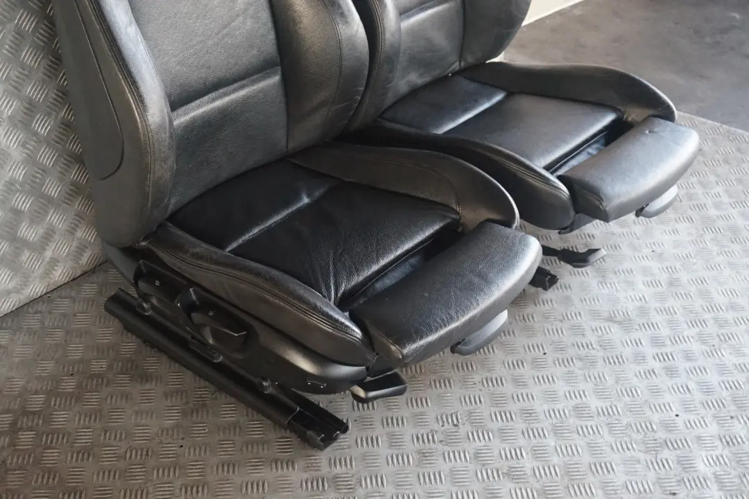 BMW 1 Series E81 M Sport Seats Black Leather Interior with Airbag and Door Cards - SKU E81 Sport Seats Black Leather-1 - Part number E81 Sport Seats Black Leather