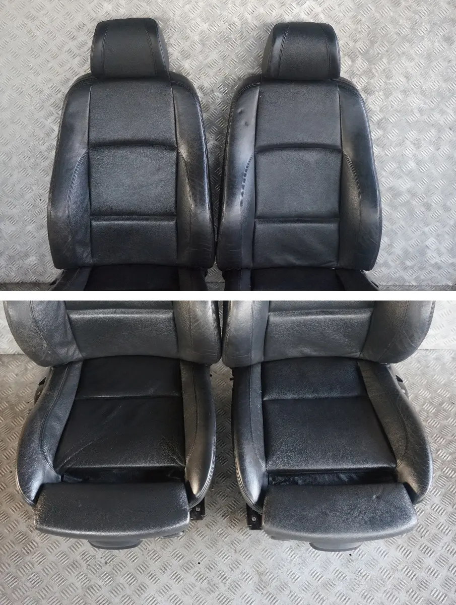 BMW 1 Series E81 M Sport Seats Black Leather Interior with Airbag and Door Cards - SKU E81 Sport Seats Black Leather-1 - Part number E81 Sport Seats Black Leather
